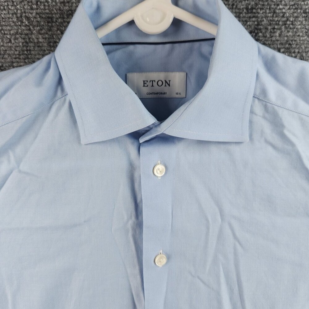 Eton Light Blue Casual Button Down Shirt
